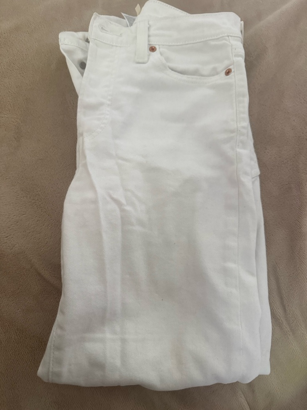 Levi's Women's Straight Leg Jeans in White